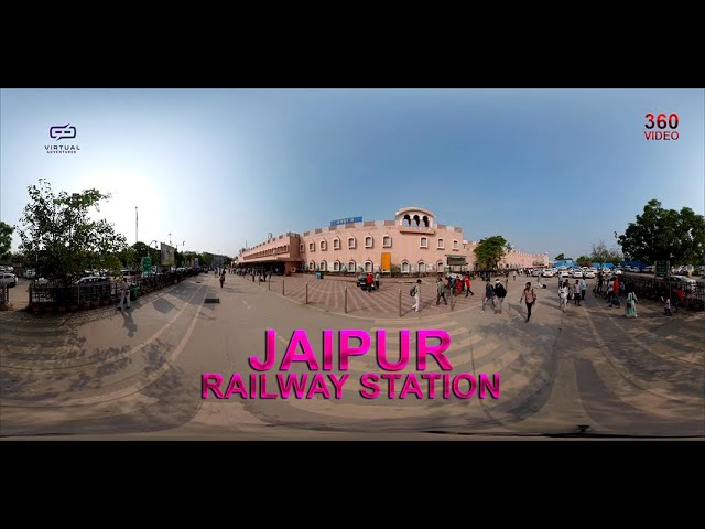 Jaipur Railway Station | 360 Video | Matro Station | Rajsthan | 4k