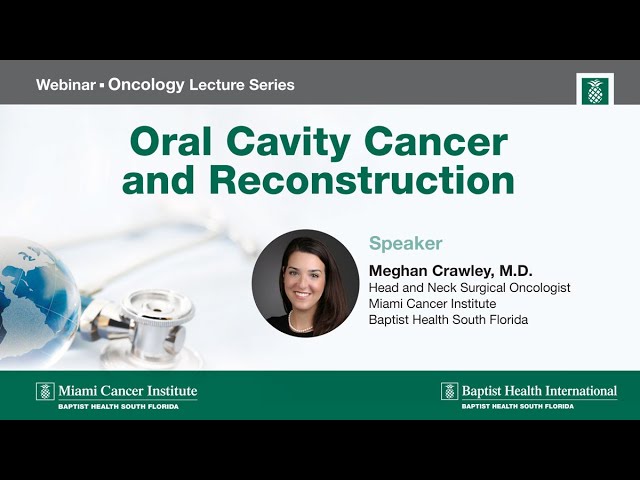 Oral Cavity Cancer and Reconstruction