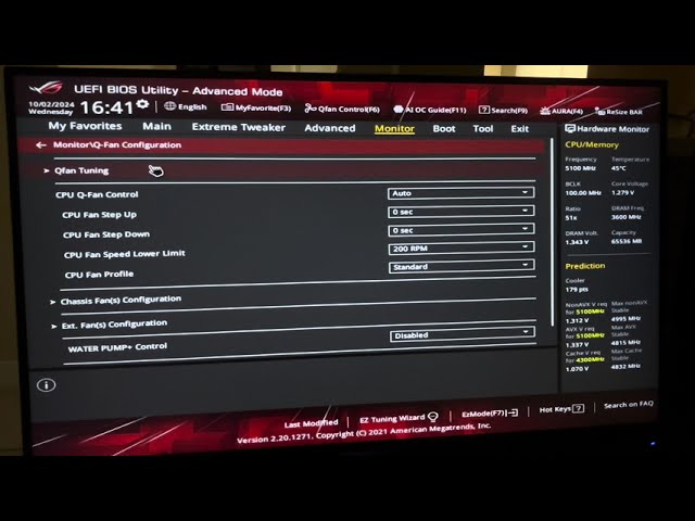 ASUS bios settings for performance | 2024