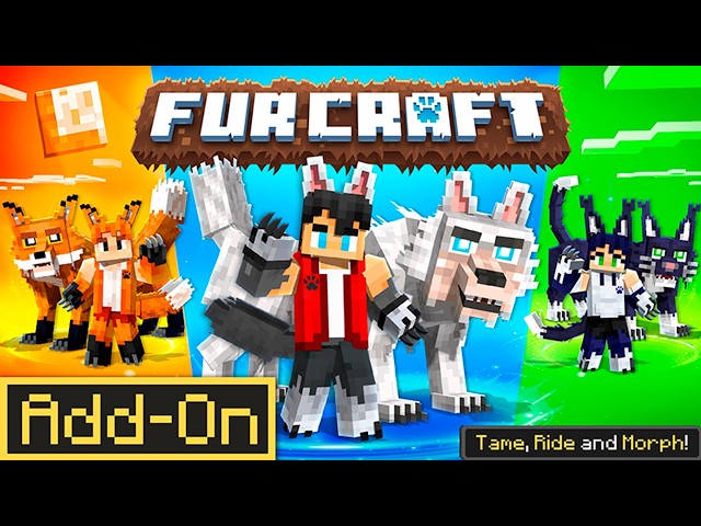 ¿El mejor addon de furros de Minecraft Bedrock? ¡Te sorprenderá! 🦊