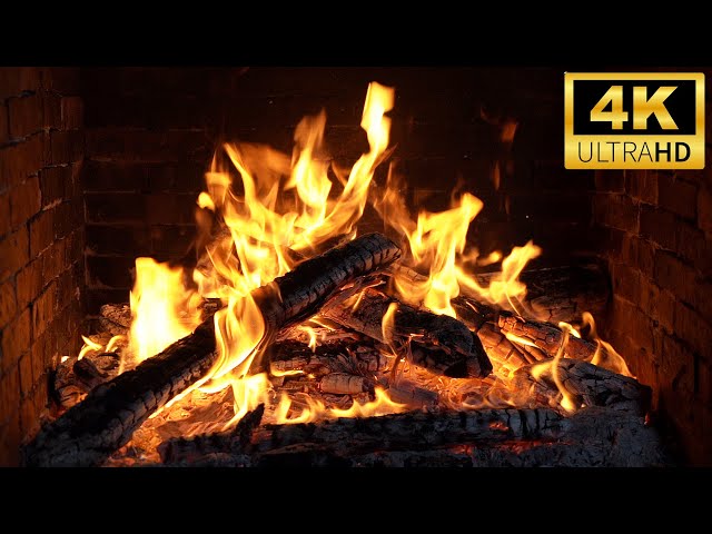 Fuego 4K: Transform Your Screen with Relaxing Fireplace Sounds