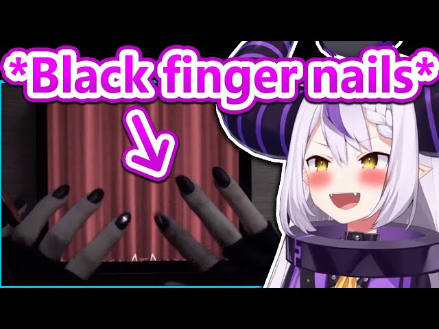 Laplus Shows Bare Fingers And Being God At Rhythm Game...