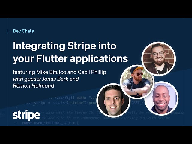 Dev Chats - Integrating Stripe into your Flutter applications