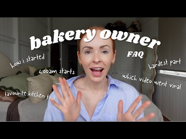 How do you become a bakery owner? Q&A