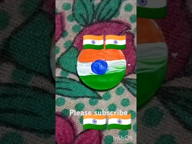 Great Indian flag painting on coin#Bharat Mata#26 January# shorts #indianflag #vande Mataram