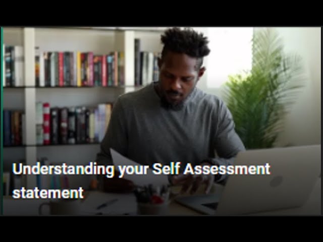 Understanding your Self Assessment statement