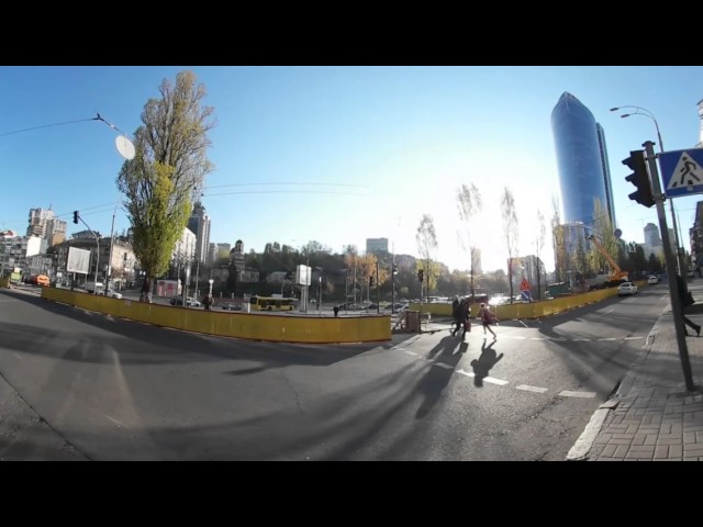 Parsons Employee Walks to Work in Kyiv, Ukraine