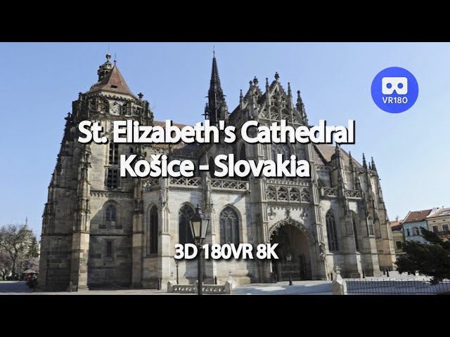 St. Elizabeth's Cathedral - Košice, Slovakia. 3D180VR 8K video.