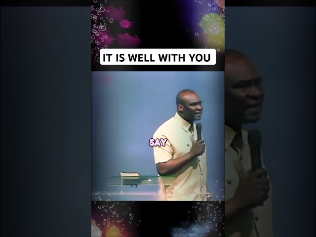 IT IS WELL WITH YOU ~ APOSTLE JOSHUA SELMAN (joshua selman) #viral #trending #shorts