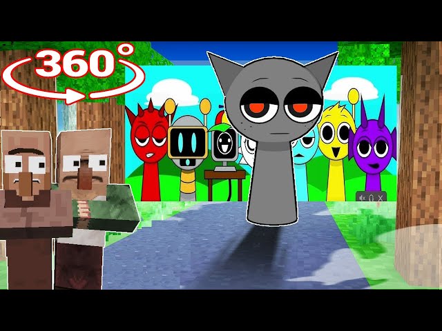 360° VR. DON'T PLAY INCREDIBOX SPRUNKI in Minecraft!