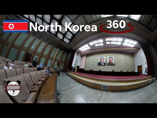 🇰🇵 360° Inside North Korea: Lecture Hall | Pyongyang, North Korea