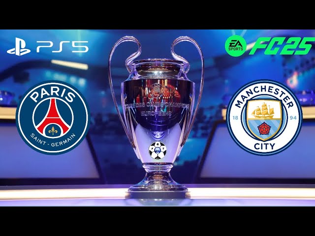 🎮💥 "Champions League 2024-25: FC 25 - PSG vs Manchester City: Dembélé vs Haaland! 🚀"