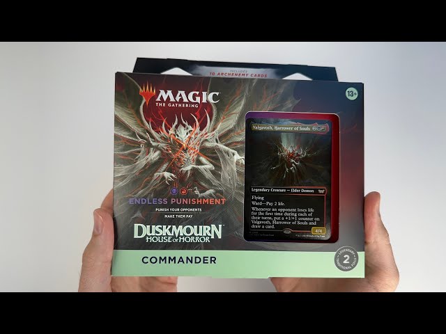 MTG Duskmourn Endless Punishment precon relaxing ASMR unboxing | Group Slug! #asmr #mtg #unboxing