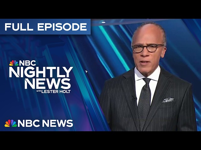 Nightly News Full Episode - Jan. 9