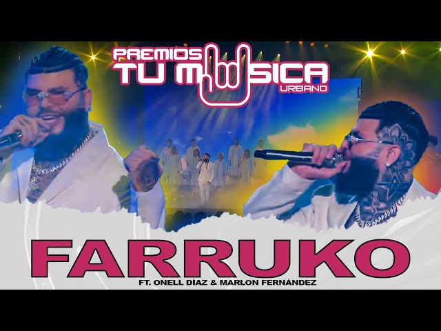 #Farruko en PREMIO TU MUSICA URBANA con #OnellDiaz & #MarlonFernandez