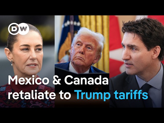 Canada imposes 25% tariffs on US imports in retaliation to Trump's tariff plan | DW News