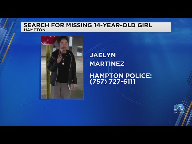 Hampton Police Division seeks help in locating 14-year-old girl