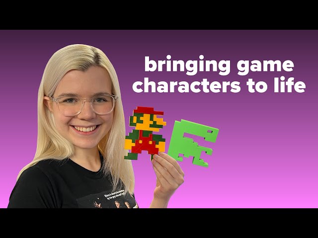 Design & 3D-Print Your Own 8-bit Gaming Figures