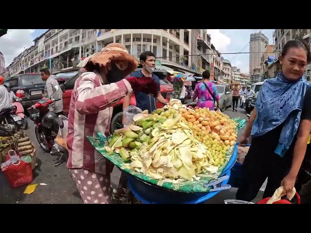 Market Show - Plenty of Fresh Foods, Chicken, Living Fish, Pork, Vegetable, Fruits, Food activities