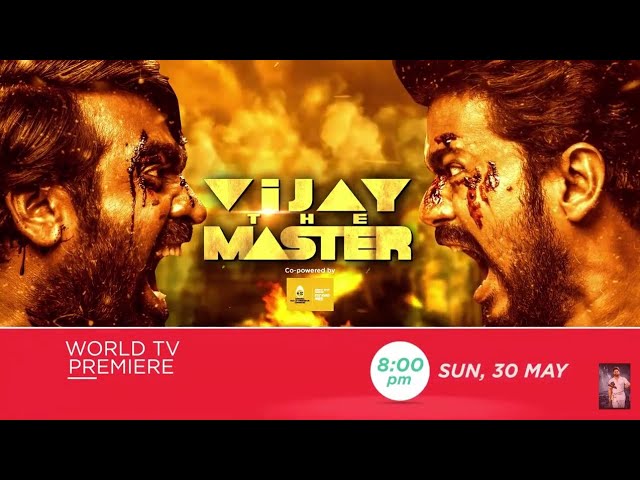 VIJAY THE MASTER (2021)HINDI DUBBED TV PROMO ON ZEE CINEMA | Thalapathy Vijay, Vijay Sethupathi.