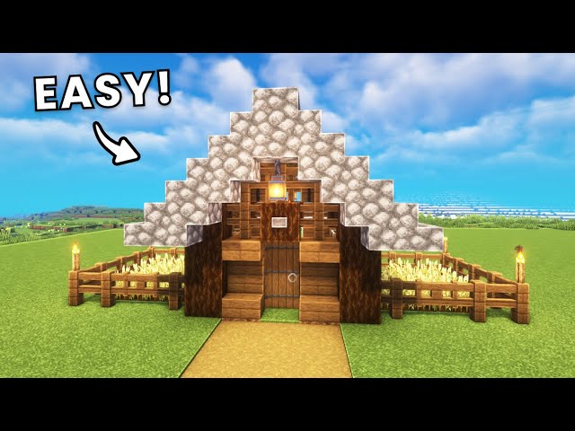 Simple Starter House for Survival Minecraft!