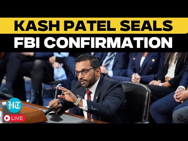 LIVE | Senate Holds Key Confirmation Vote For Kash Patel As FBI Director | Trump | US news