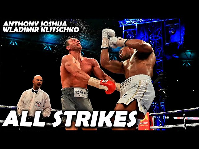 Anthony Joshua vs Wladimir Klitschko - All Significant Strikes