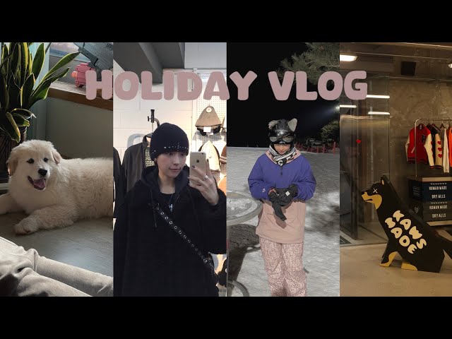 [vlog] 혼자명동 | 뉴뉴 | 뉴뉴하울 | 성수쇼핑스팟 | 야간스키타러비발디파크 | 숏스키도전 | 연휴브이로그