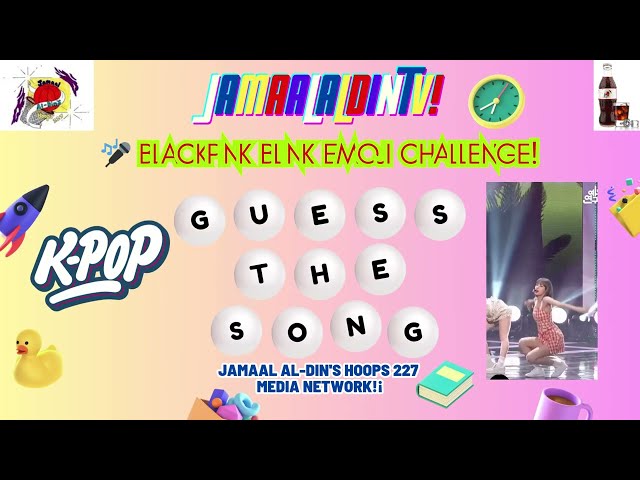 #KPOP #Music Game🎮🎤 BLACKPINK BLINK EMOJI CHALLENGE! 🎼💔💫 Hint: Chasing dreams and heartbreak!