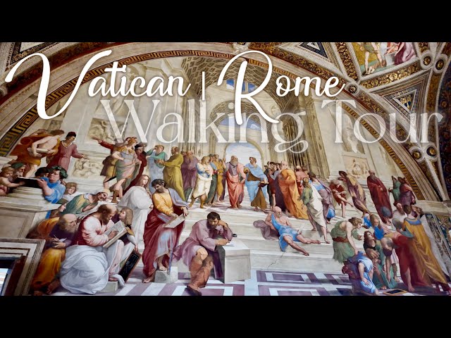 🇮🇹 🇻🇦St. Peter's Basilica｜Vatican Museums｜Tombs of Popes｜Wandering Rome's Old Town【4K】