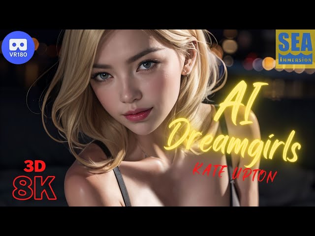 AI Dreamgirls  ( Kate Upton ) in 8K 3D VR180 - meet them up close, face-to-face!