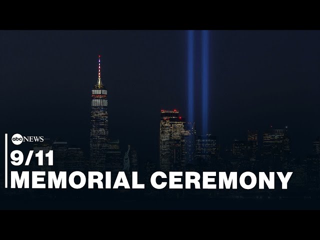 LIVE: September 11 memorial ceremony in Lower Manhattan