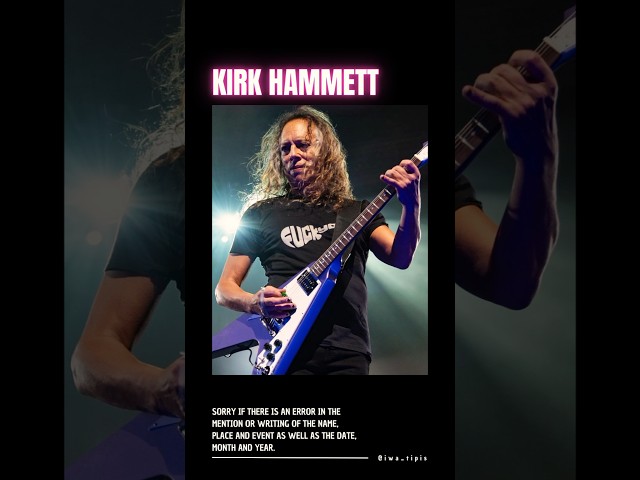 5 Mind-Blowing Facts About Kirk Hammett! #shorts #feedshorts