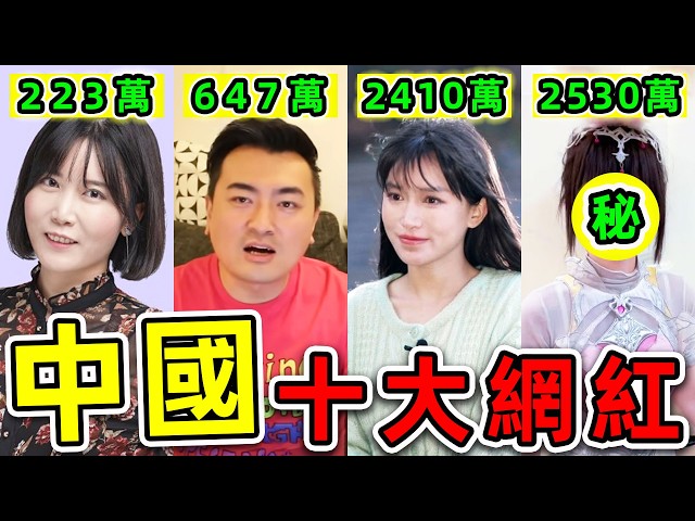 中國“最多訂閱”10個youtuber！腦洞烏托邦排第9，李子柒只排第2，第一名粉絲高達2500萬，你絕不知道！|#世界之最top #世界之最 #出類拔萃 #腦洞大開 #top10 #中國 #最強網紅