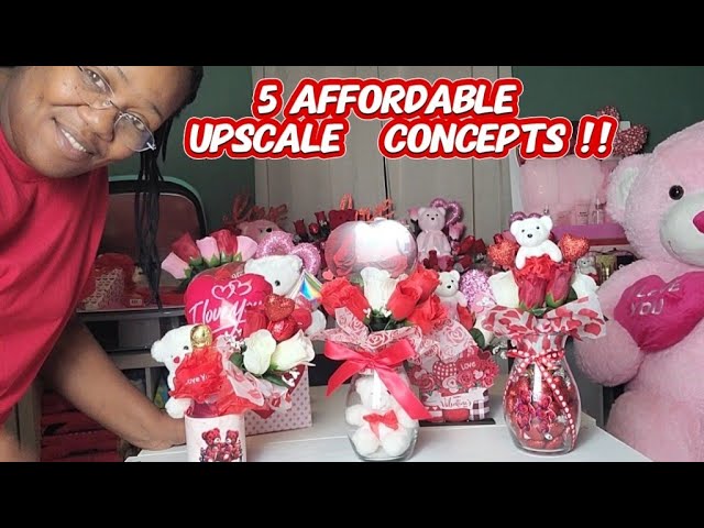 Let's MAKE 5 Affordable DIY Valentine"'s Day Gifts Look upscale!!!