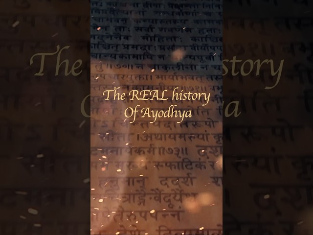 What If Ayodhya's Past Is More AMAZING Than You Think?