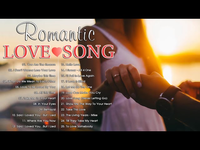 Best Romantic Love Songs Of All Time - Best Romantic Love Songs Of 80's and 90's