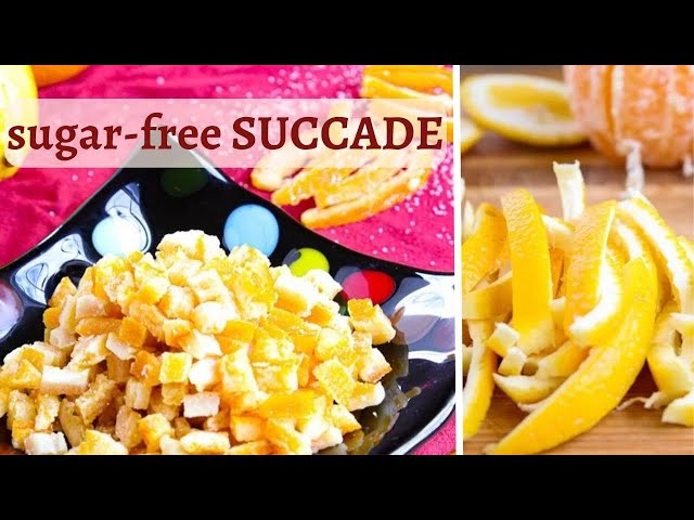 Candied Citrus Peel | SUGAR FREE | LOW CARB | EASY