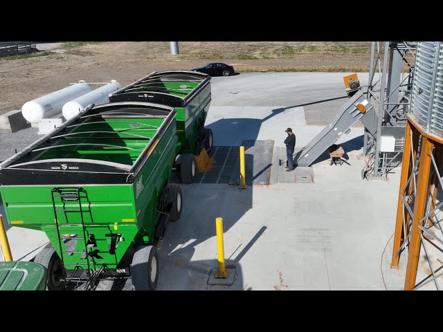 CANADIAN FARMER - MAJOR INVESTMENT. BUILDING YOUR OWN - Grain bin storage and  dryer facility.