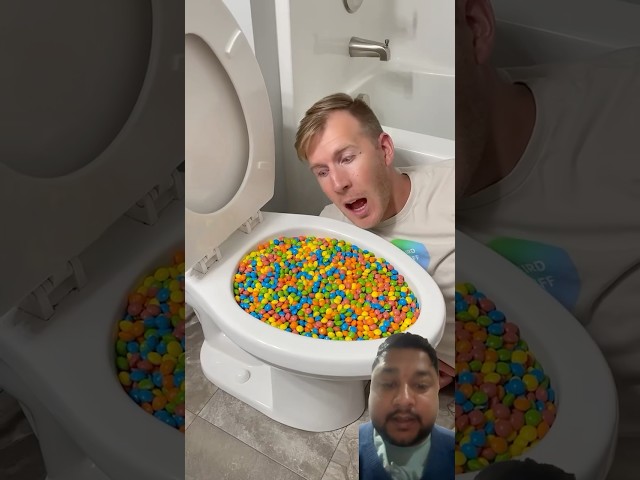 Skittles eating show #comedy #funny #satisfying #memes #oddlysatisfying #shortvideo