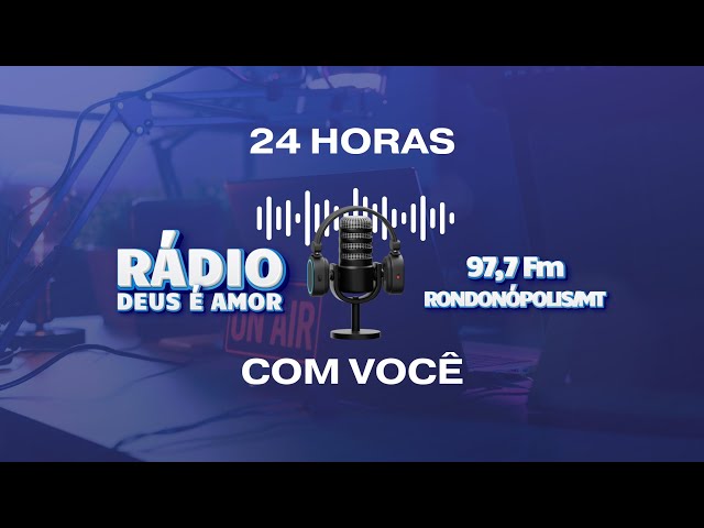 RÁDIO IPDA AO VIVO | Rádio Deus é Amor de Rondonópolis/MT | 97,7 FM