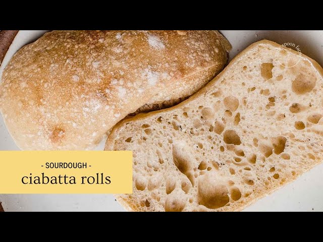 How To Make Sourdough Ciabatta Rolls