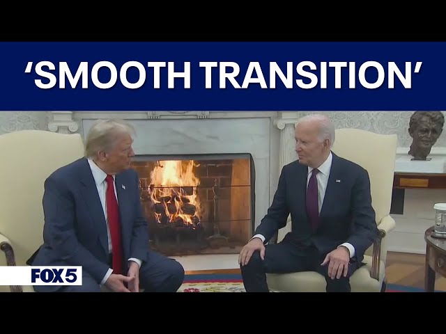 Biden promises 'smooth transition' in meeting with Trump at White House