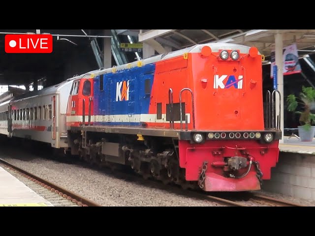 🔴 WAH LOKOMOTIF CC 201 LIVERY MERAH BIRU RNB KE JAKARTA LAGI !! Nonton Kereta GAPEKA 2025 di Jakarta