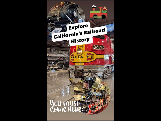 Exploring California | State Railroad Museum | Sacramento | Railroad History | Walking Tour | 2025