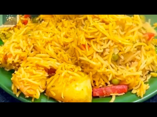 Aalu matar pulao homemade recipe1 🙂🙂 #youtube#shortsfeed