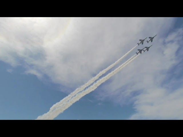 Blue Impulse flyby