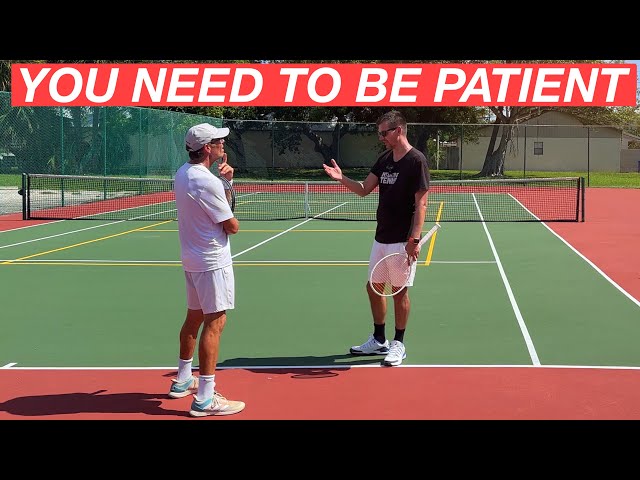 Gradual Tennis Improvement is the Only Way | No Quick Fixes!