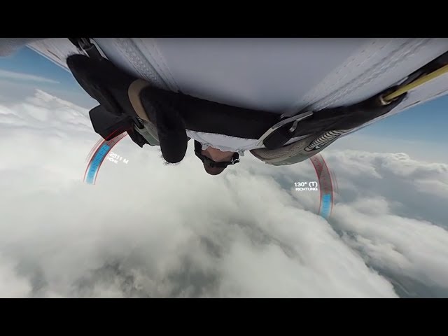 Garmin VIRB 360 4K Wingsuit Skydive Demo @Skydive Saulgau 06/2017