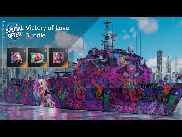 Modern Warships: Victory Of Love Bundle Quick Review And Detail | For approx 10 USD